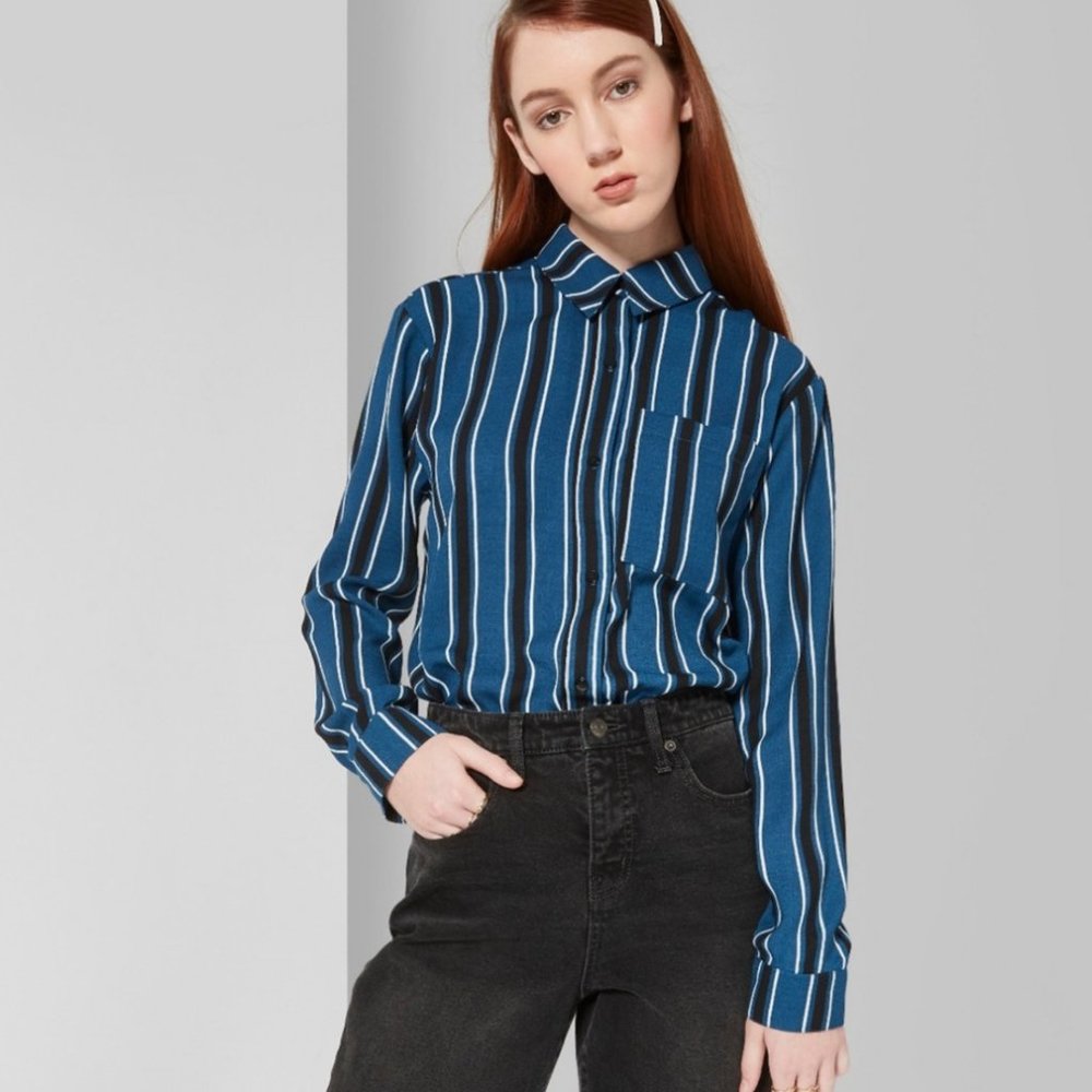 Wild Fable Striped Blouse